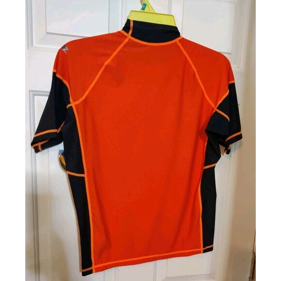 ACTIVSKIN MAXIMUM UV PROTECTION Swim Hike SHIRT Orange SIZE M NWT! Rash Guard - Picture 7 of 7